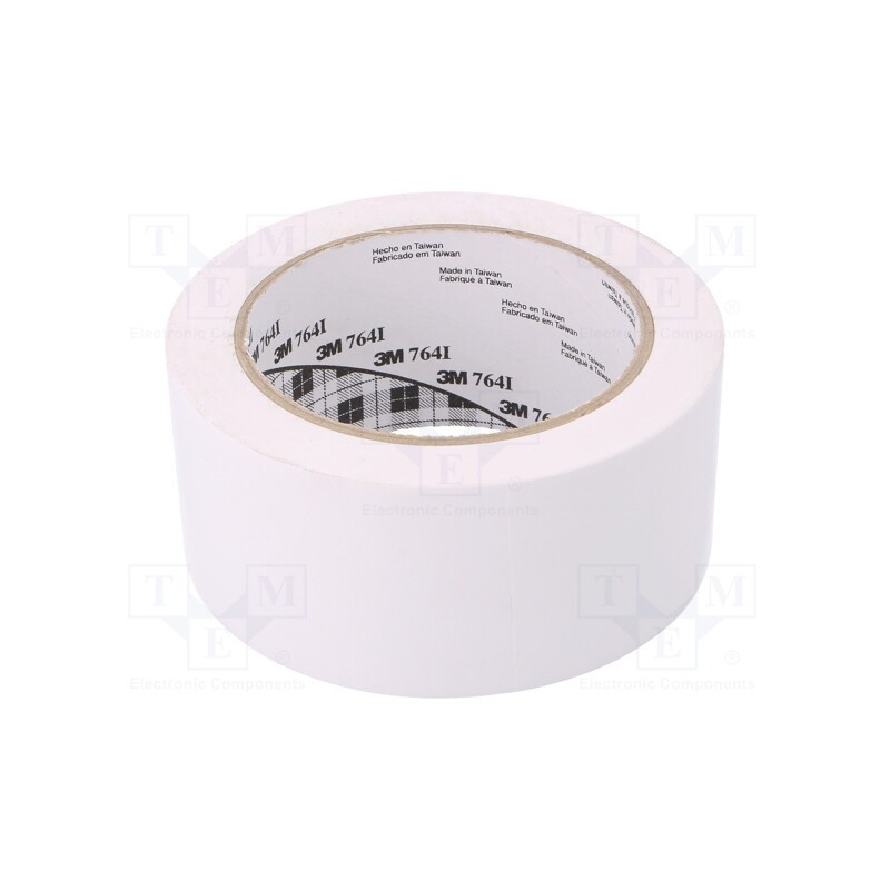 1 pcs x 3M - 7000144707 - Tape: marking, white, L: 33m, W: 50mm, self-adhesive