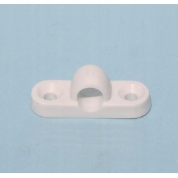 Plastic vestibule hook, white, 5 pieces