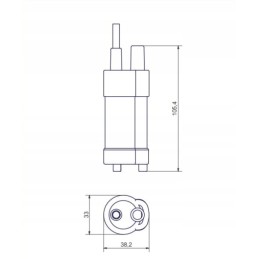 Comet pump 10l 0 55 bar, submersible, made in a camper, trailer, camping