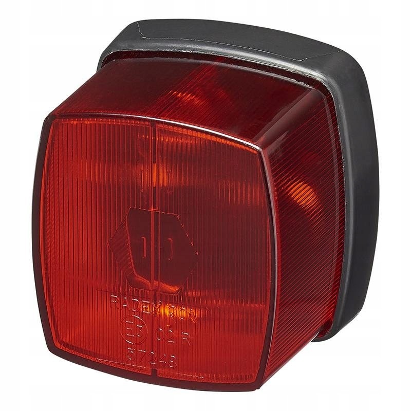 Red rear position lamp 66x62mm