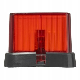 Red rear position lamp 66x62mm