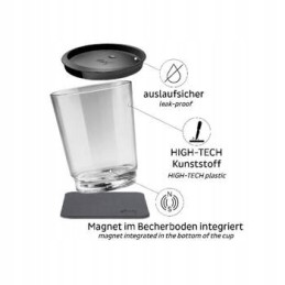 Magnetic glass for a camper 250ml silwa