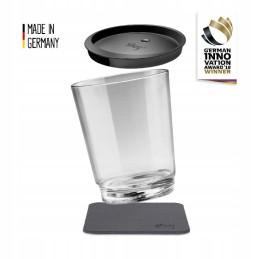 Plastic glass with a magnet, 250ml silva