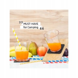 Plastic glass with a magnet, 250ml silva