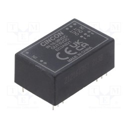 1 pcs x CINCON - EC3AB21 - Converter: DC/DC, 3W, Uin: 18÷36V, Uout: 5VDC, Iout: 600mA, DIP24