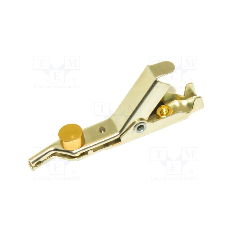 1 pcs x MUELLER ELECTRIC - JP-8783 - Crocodile clip, Grip capac: max.25.4mm, Overall len: 66.4mm