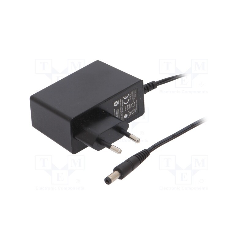1 pcs x POS - POSC24100A-25 - Power supply: switched-mode, plug, 24VDC, 1A, 24W, Plug: EU, 86.09%