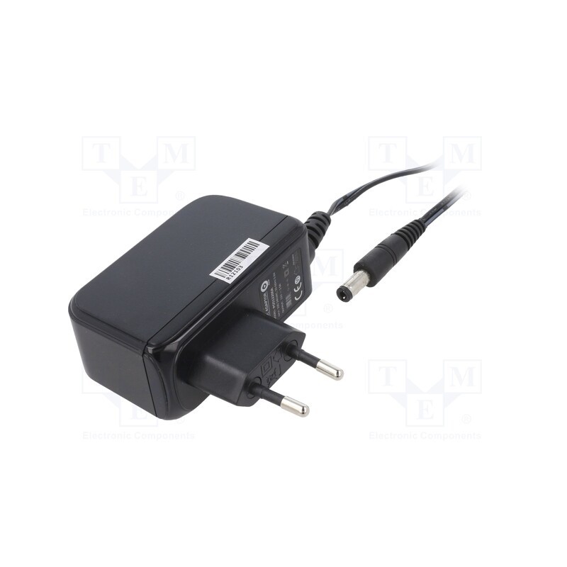 1 pcs x POS - POS12200A-25 - Power supply: switched-mode, plug, 12VDC, 2A, 24W, Plug: EU, 81.16%