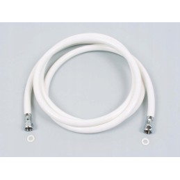 Shower hose 1 5 m 3 8 x 1 2 white