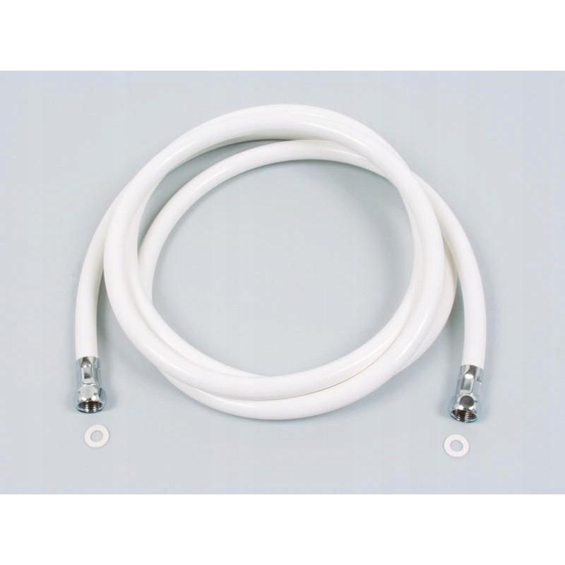 Shower hose 1 5 m 3 8 x 1 2 white