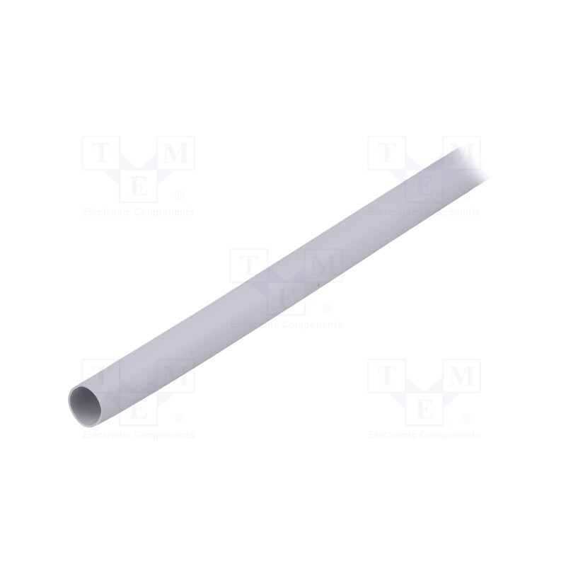 1 pcs x FIX&FASTEN - SRT10 - Insulating tube, silicone, light grey, -30÷200°C, Øint: 10mm, L: 1m