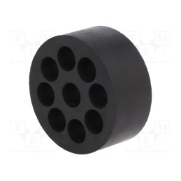 1 pcs x LAPP - 53340969 - Insert for gland, 6.9mm, M40, IP54, NBR rubber, Holes no: 9