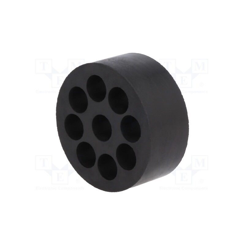 1 pcs x LAPP - 53340969 - Insert for gland, 6.9mm, M40, IP54, NBR rubber, Holes no: 9