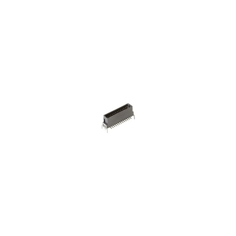 1 pcs : 15120122401000 - Board to Board & Mezzanine Connectors har-flex straight male 3.25mm, 12pin, PL1, with through hole hold
