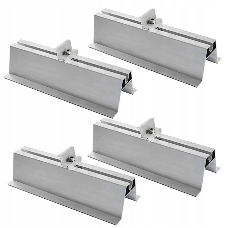 Trapezoidal solar panel holders, set of 4 pcs