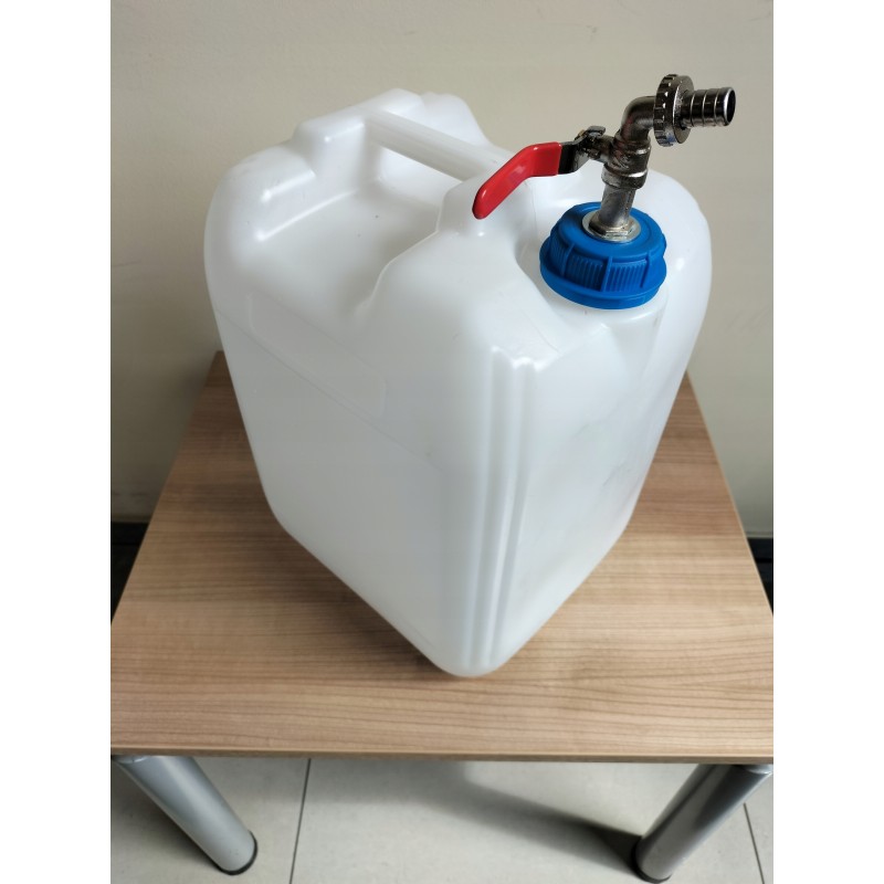 Banka canister, 10l water container with a tap in the cap