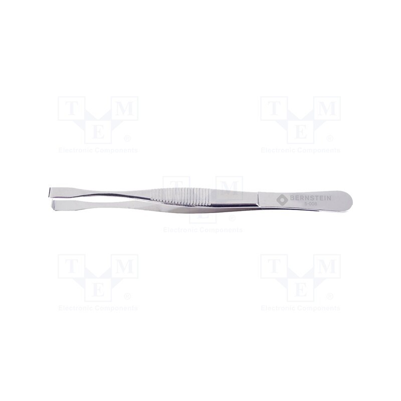 1 pcs x BERNSTEIN - 5-008 - Tweezers, 145mm, universal, Type of tweezers: straight