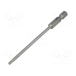 1 pcs x WIHA - 39179 - Screwdriver bit, hex key, HEX 2,5mm, Overall len: 90mm