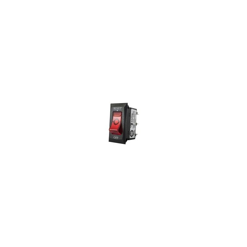 1 pcs : C1005B-3B151BR3 - Circuit Breakers 1-pole, Rocker, 125-250 VAC/ 32 VDC 15 amp circuit breaker, 1000 amp interrupting cap