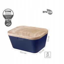 Brunner tourist butter dish, butter container