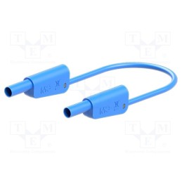 1 pcs x STu00c4UBLI - 66.2011-02523 - Test lead, 19A, banana plug 4mm,both sides, Urated: 1000V, blue
