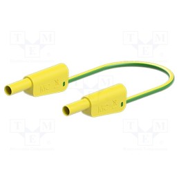 1 pcs x STu00c4UBLI - 66.2011-02520 - Test lead, 19A, banana plug 4mm,both sides, Urated: 1000V, 1mm2