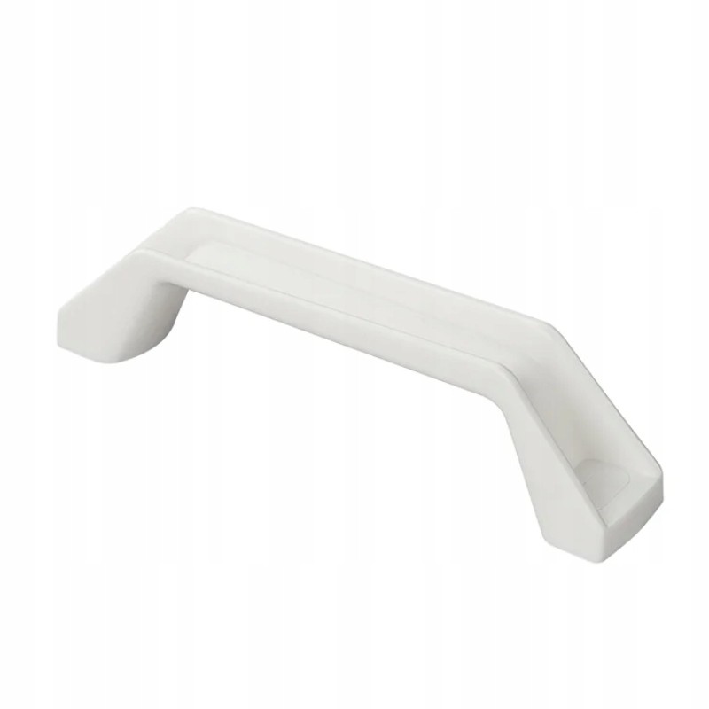 Solid white car trailer handle, 1 piece at a reduced outlet price