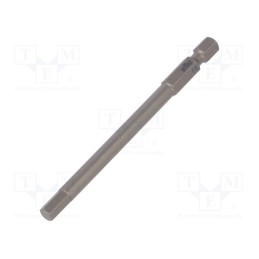 1 pcs x WIHA - 39182 - Screwdriver bit, hex key, HEX 5mm, Overall len: 90mm