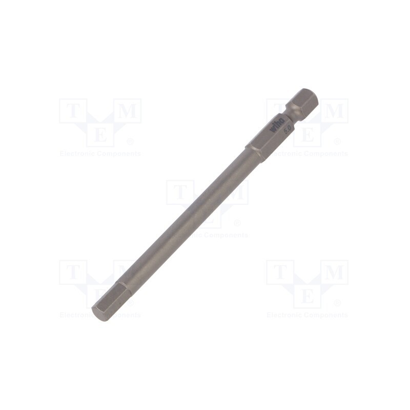 1 pcs x WIHA - 39182 - Screwdriver bit, hex key, HEX 5mm, Overall len: 90mm
