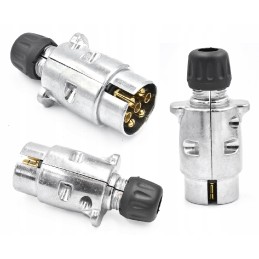 Metal trailer electric plug 7 pin Polish