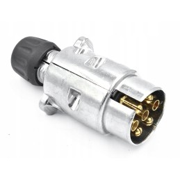 Metal trailer electric plug 7 pin Polish