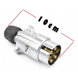 Metal trailer electric plug 7 pin Polish