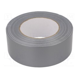 1 rol x - 3710 DUCT TAPE 48MM-50M - Tape: duct, W: 48mm, L: 50m, Thk: 0.17mm, silver, synthetic rubber