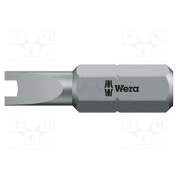 1 pcs x WERA - 5057152001 - Screwdriver bit, spanner, SP8, Overall len: 25mm