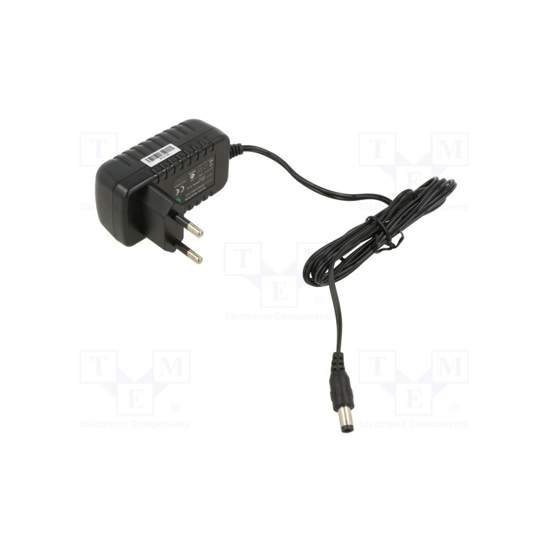 1 pcs x POS - POSB12100A-25 - Power supply: switched-mode, plug, 12VDC, 1A, 12W, Plug: EU, 81.71%