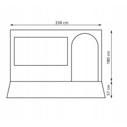 Fiamma cs bergen 360 eurotrail roller blind housing