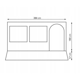 Roller shutter assembly for Bergen CS 410 Eurotrail trailer