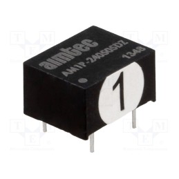 1 pcs x AIMTEC - AM1P-240505DZ - Converter: DC/DC, 1W, Uin: 21.6÷26.4V, Uout: 5VDC, Uout2: -5VDC, DIP8