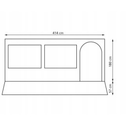 Caravanstore cs 440 eurotrail awning housing