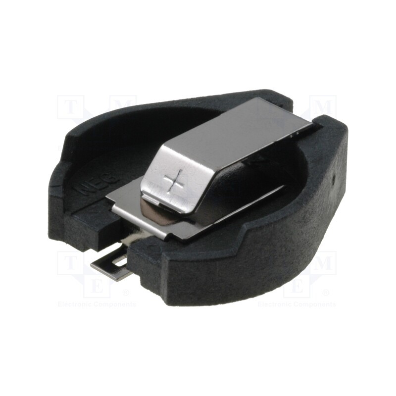 1 pcs x KEYSTONE - 1061 - Socket, Batt.no: 1, horizontal,SMD, H: 7.4mm, Ø: 20mm