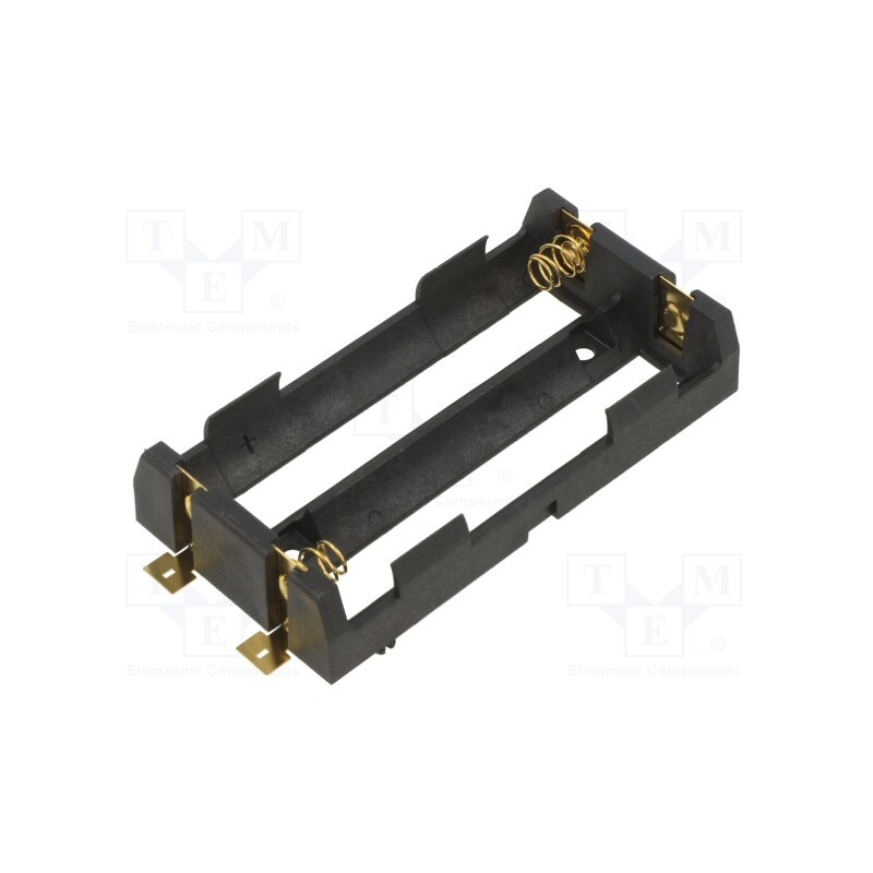 1 pcs x KEYSTONE - 1134 - Holder, 18650, Batt.no: 2, SMT