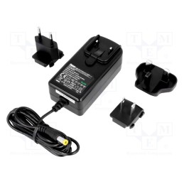 1 pcs x SUNNY - SYL1460-2412-EU/UK/US - Power supply: switched-mode, plug, 12VDC, 2A, 24W, Plug: EU, 82.1%