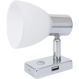 Camping wall reading lamp 12v 3w caravanning usb charging