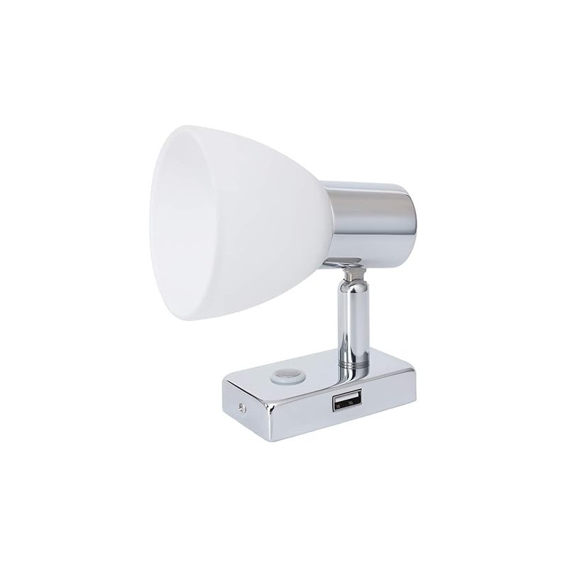Camping wall reading lamp 12v 3w caravanning usb charging