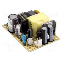 1 pcs x MEAN WELL - EPS-15-15 - Power supply: switched-mode, open, 15W, 120÷370VDC, 85÷264VAC
