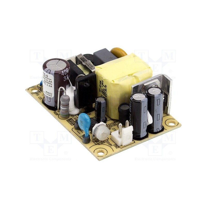 1 pcs x MEAN WELL - EPS-15-15 - Power supply: switched-mode, open, 15W, 120÷370VDC, 85÷264VAC
