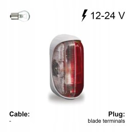 Side marker lamp, upper position, oval, 90x40