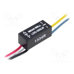 1 pcs x MEAN WELL - LDD-350LW - Converter: DC/DC, 11W, Uin: 9÷36V, Uout: 2÷32VDC, Iin: 350mA, cables