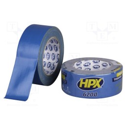 1 rol x HPX - CL5025 - Tape: duct, W: 48mm, L: 25m, Thk: 0.3mm, blue (bright), max.60°C, 12%