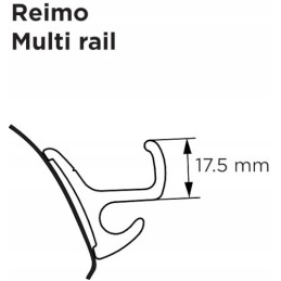 Thule 3200 vw t5 t6 multi rail LR awning adapter